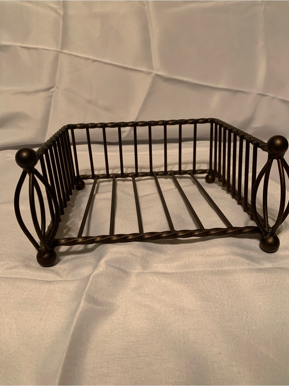 Metal Countertop Kitchen Napkin Holder - Dark Bronze